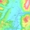 新民镇 topographic map, elevation, terrain