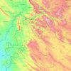تازه آباد topographic map, elevation, terrain