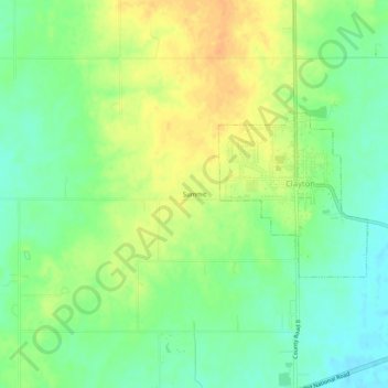 Summit topographic map, elevation, terrain