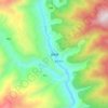 吉呷镇 topographic map, elevation, terrain