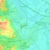 Lüggau topographic map, elevation, terrain