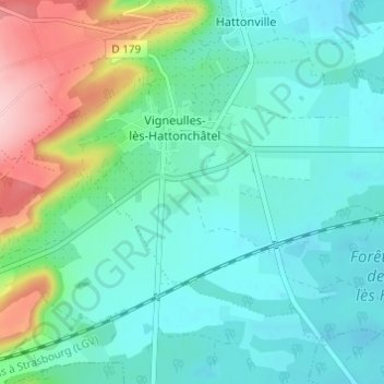 Cochonville topographic map, elevation, terrain