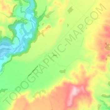 Āpiti topographic map, elevation, terrain