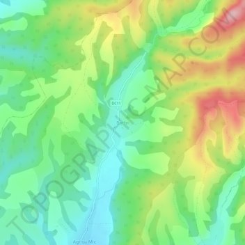 Botfei topographic map, elevation, terrain