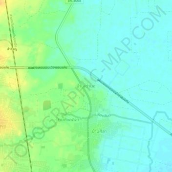 Ban Tao No topographic map, elevation, terrain
