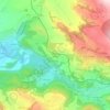 Les Escures Basses topographic map, elevation, terrain