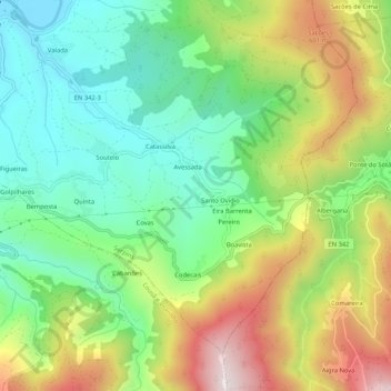 Matas topographic map, elevation, terrain