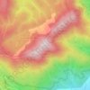 Morro de Santo Antônio topographic map, elevation, terrain