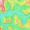 Bonissard topographic map, elevation, terrain