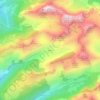 Darbon topographic map, elevation, terrain