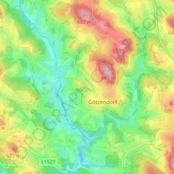 Rumerstorf topographic map, elevation, terrain
