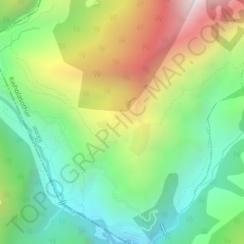 singdi village topographic map, elevation, terrain