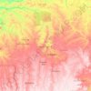 Kasai-Oriental topographic map, elevation, terrain