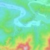 山西 topographic map, elevation, terrain