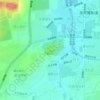 福禄山 topographic map, elevation, terrain