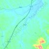 江东乡 topographic map, elevation, terrain