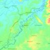 Bingawan topographic map, elevation, terrain