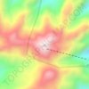 Mount Wudang topographic map, elevation, terrain