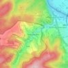 Seckmauern topographic map, elevation, terrain
