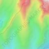 Cuchilla El Salado topographic map, elevation, terrain