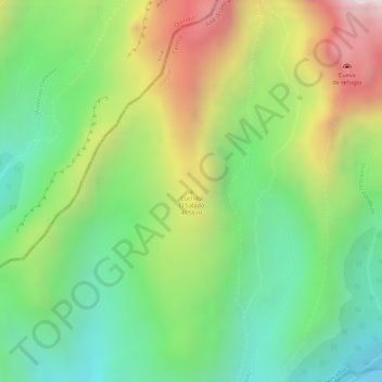 Cuchilla El Salado topographic map, elevation, terrain