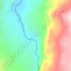 Cundinamarca topographic map, elevation, terrain