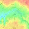 Hoà Bình topographic map, elevation, terrain