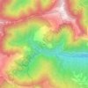 Alpe topographic map, elevation, terrain