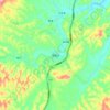 浮槎乡 topographic map, elevation, terrain