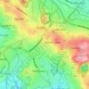 Paradise topographic map, elevation, terrain