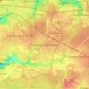 Pontault-Combault topographic map, elevation, terrain