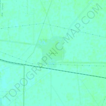 Kalwan topographic map, elevation, terrain