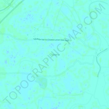 Chowra topographic map, elevation, terrain