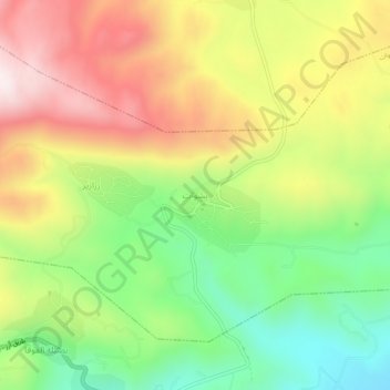 Beshwat topographic map, elevation, terrain