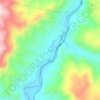 下庄 topographic map, elevation, terrain