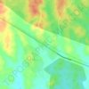 Sekyere topographic map, elevation, terrain