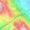 Derveni topographic map, elevation, terrain
