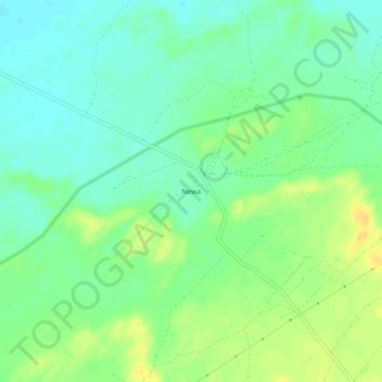 Newa topographic map, elevation, terrain
