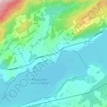 Veines topographic map, elevation, terrain