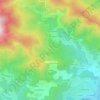 La Blache topographic map, elevation, terrain
