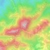 Pico do Imbiri topographic map, elevation, terrain