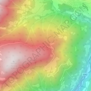 Splas de Prabèl topographic map, elevation, terrain