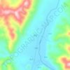 四堡 topographic map, elevation, terrain