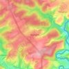 Warnach topographic map, elevation, terrain