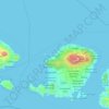 Lombok Utara topographic map, elevation, terrain