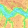 Le Bourg topographic map, elevation, terrain