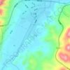 东塘 topographic map, elevation, terrain