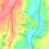 Steeple Aston topographic map, elevation, terrain