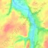 La Macherie topographic map, elevation, terrain