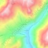 Chalets de Raja topographic map, elevation, terrain